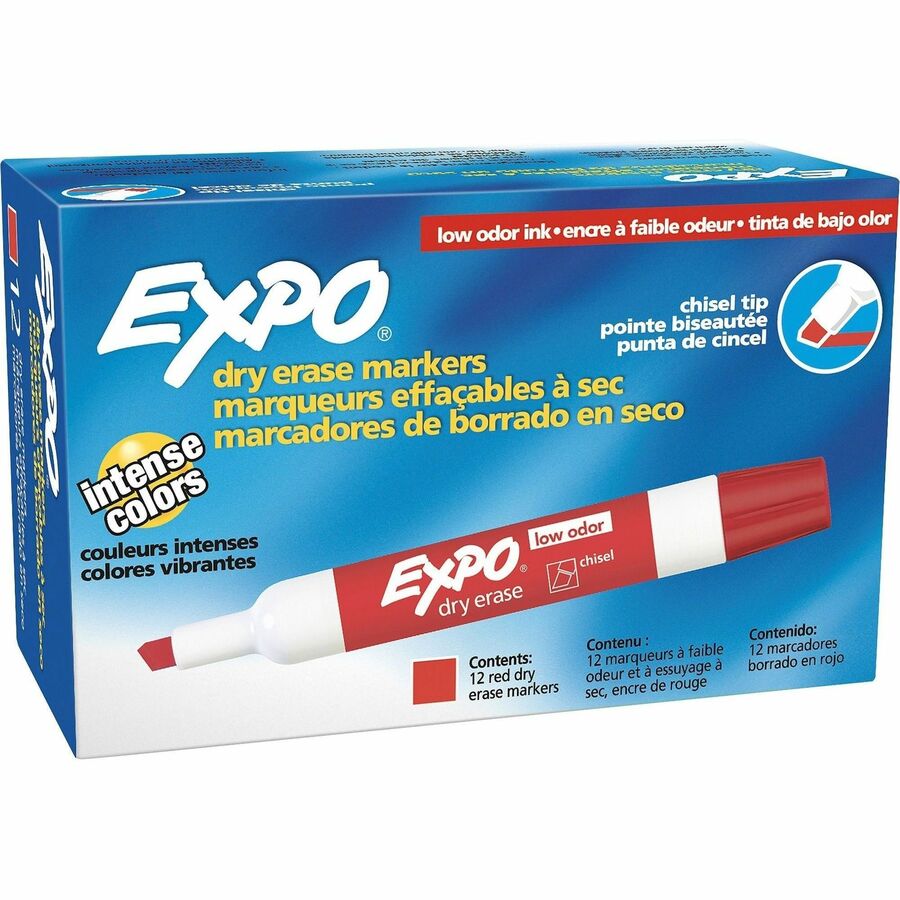 Expo Large Barrel Dry-Erase Markers - Chisel