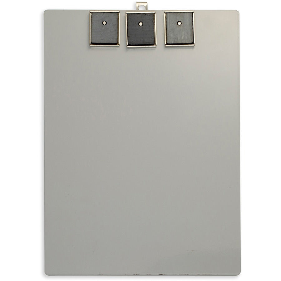 Officemate Magnetic Aluminum Clipboard — Letter/A4, Gray