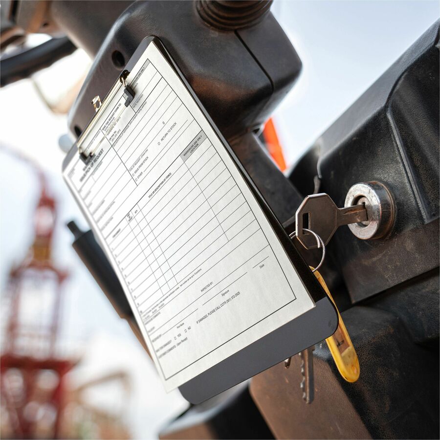 Officemate Magnetic Clipboard — Letter/A4, Black