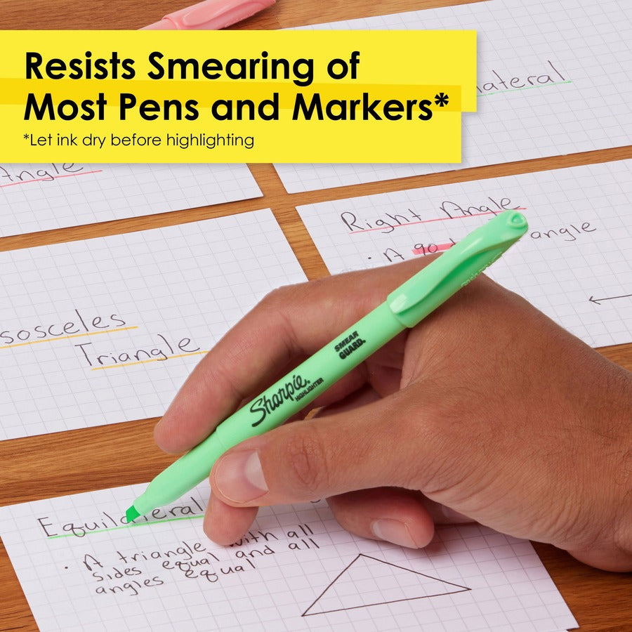 Sharpie Accent Highlighters w/Smear Guard Standard