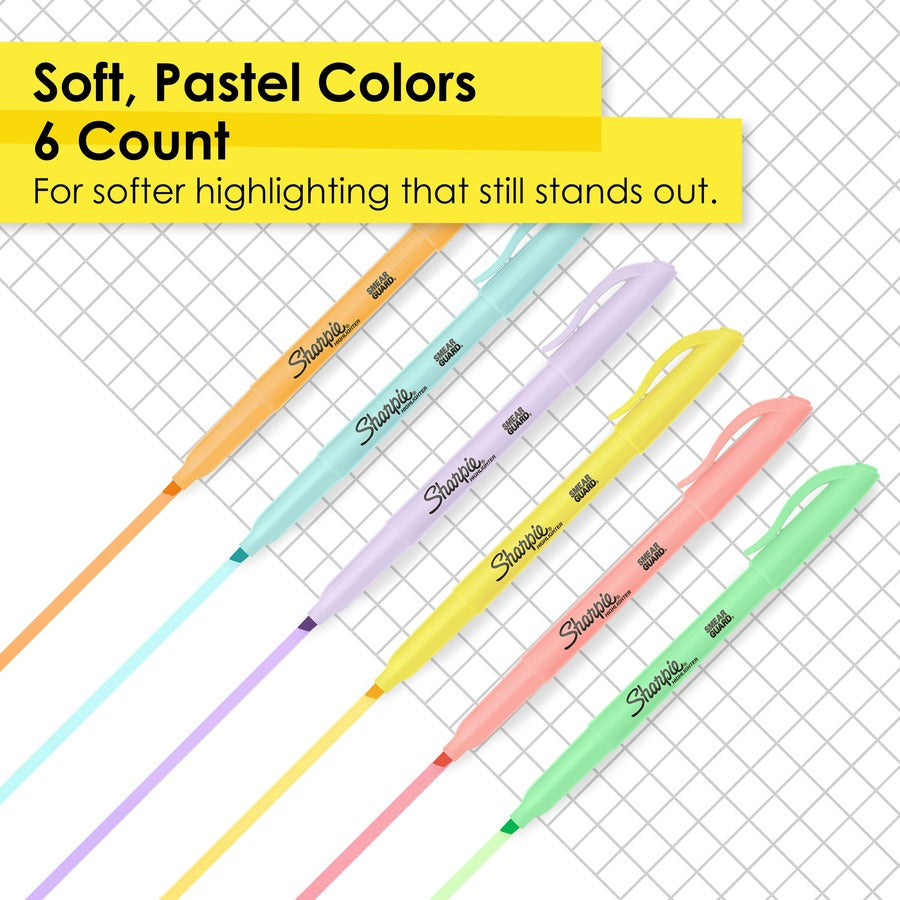 Sharpie Accent Highlighters w/Smear Guard Standard