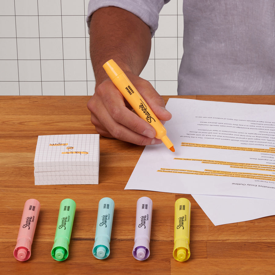 Sharpie SmearGuard Tank Style Highlighters Professional