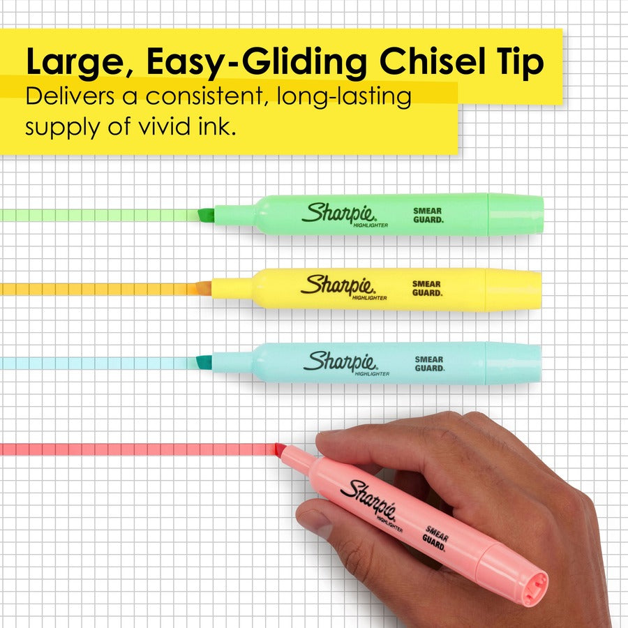 Sharpie SmearGuard Tank Style Highlighters Professional
