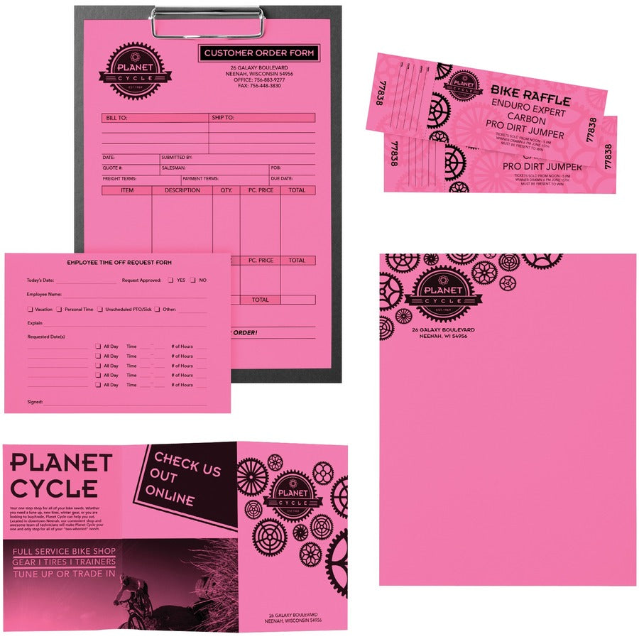 Papier couleur Astrobrights de Spicers