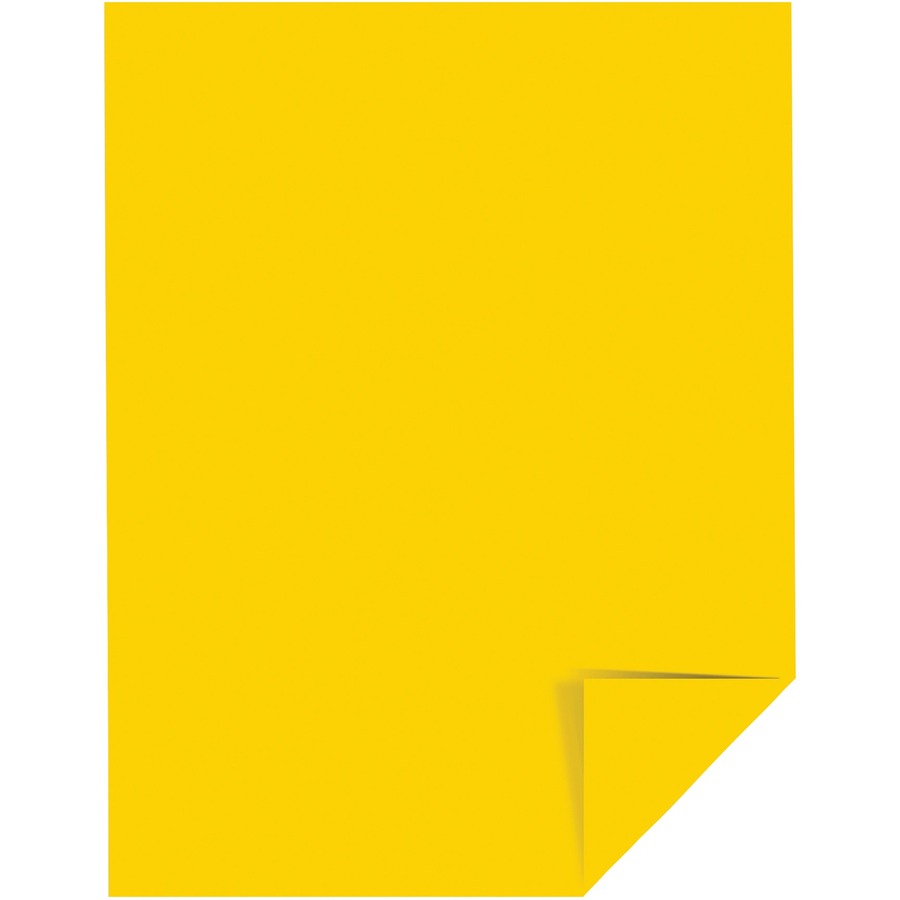 Spicers Astrobrights Colour Paper — 8.5" x 11", 24 lb, Sunburst Yellow, 500 Sheets