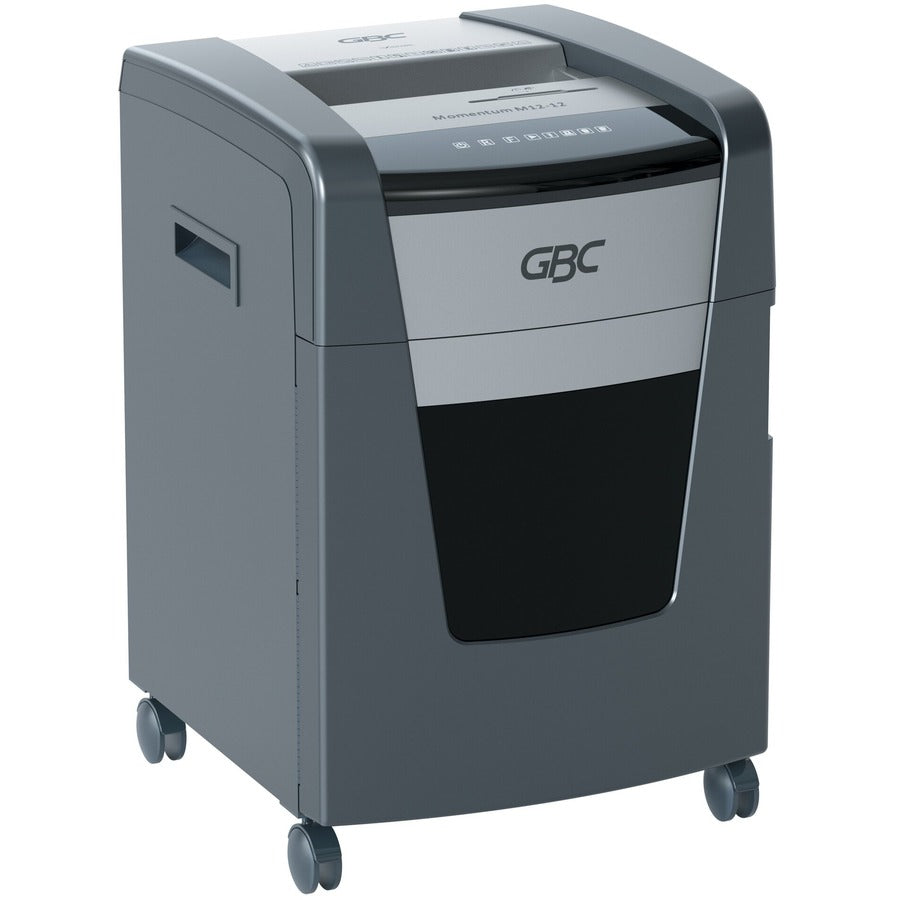 GBC Momentum Paper Shredder, M12-12, Micro-Cut, Anti-Jam, 12 Sheets