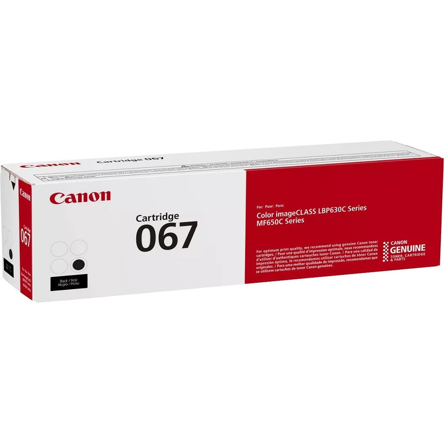 Cartouche de toner laser Canon 067 à rendement standard d'origine - Noir - 1 unité