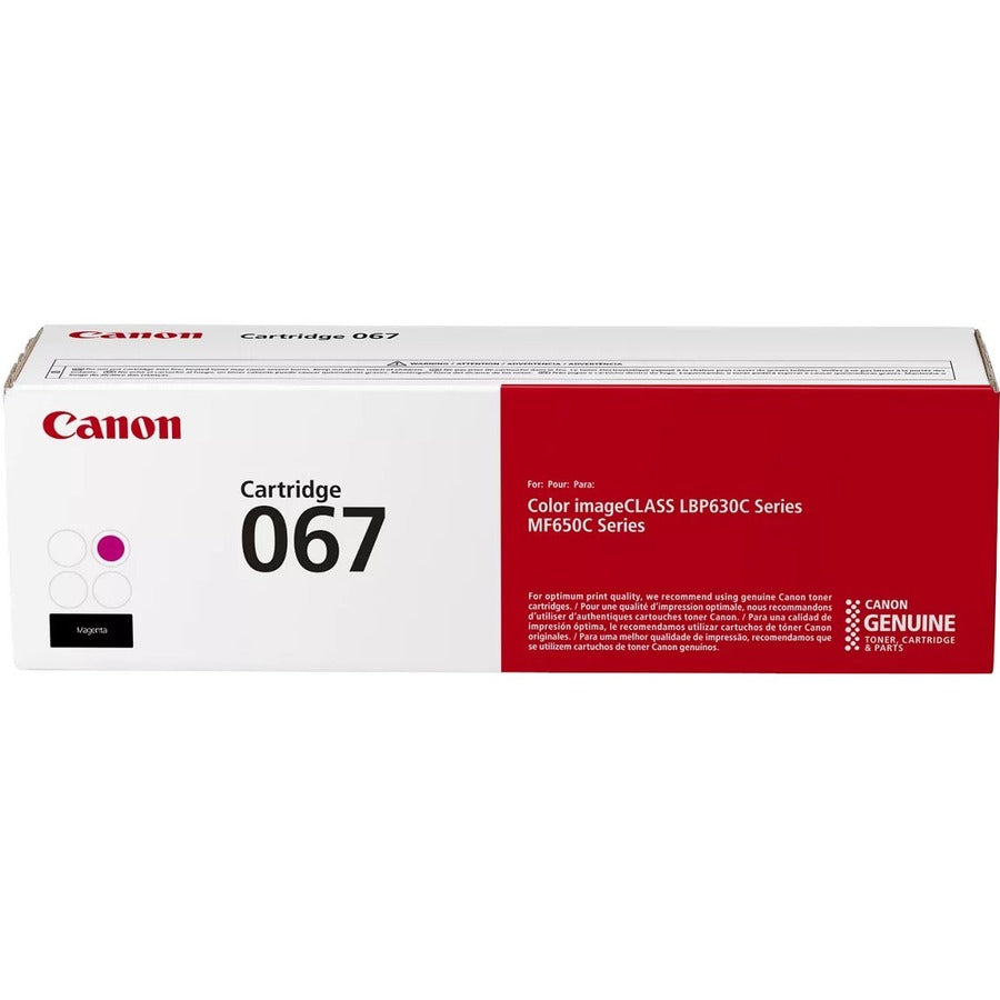 Canon 067 Toner Cartridge — Magenta, Standard Yield
