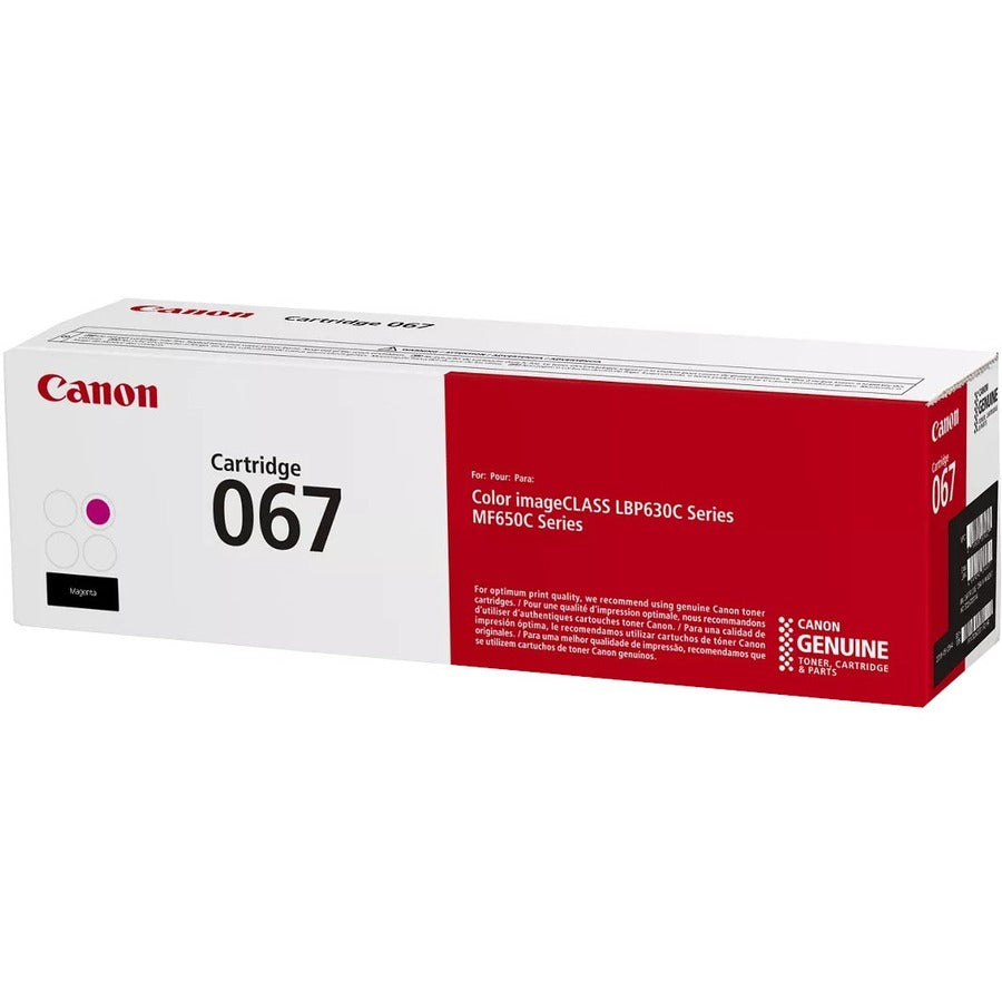 Canon 067 Toner Cartridge — Magenta, Standard Yield