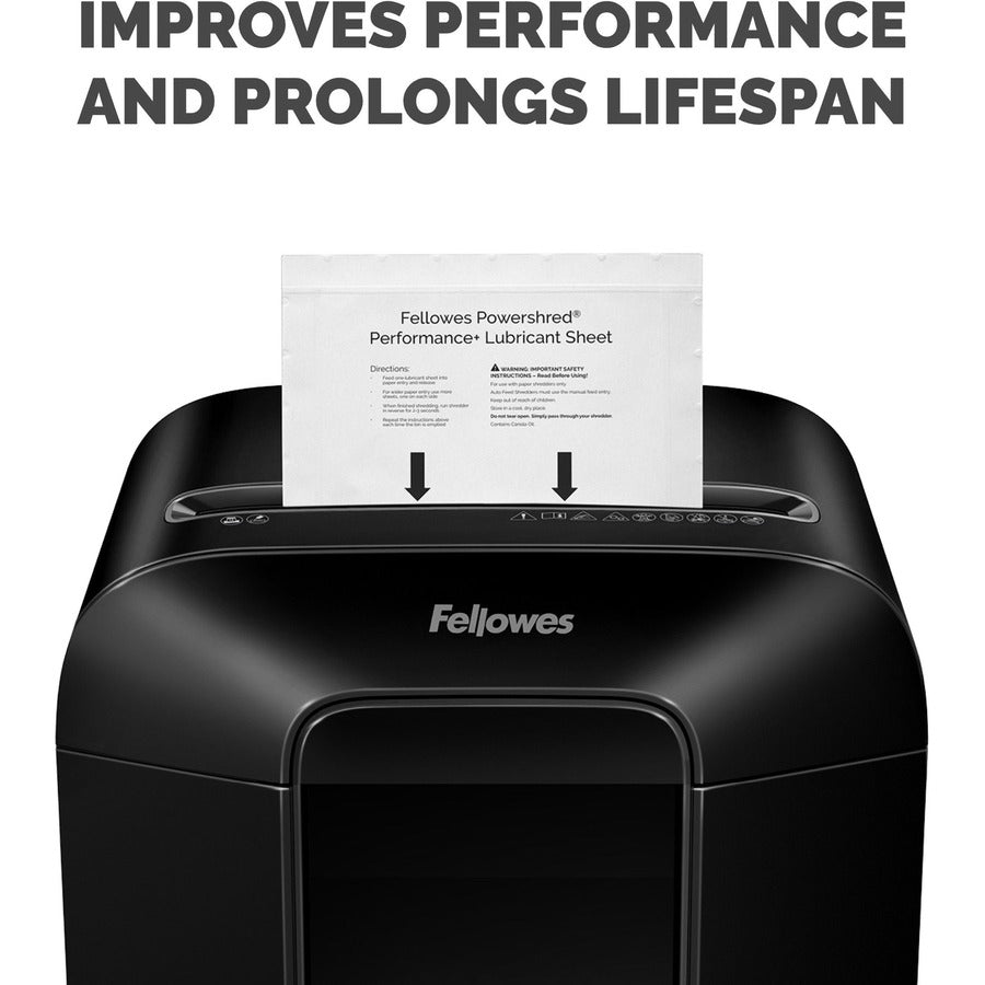 Fellowes Powershred Performance+ Lubricant Sheets