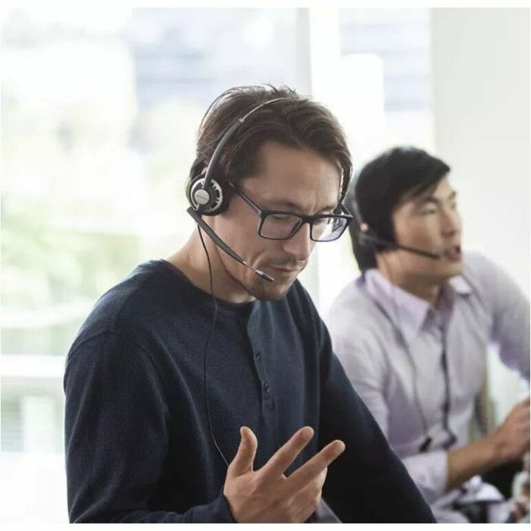 Poly EncorePro HW720 Binaural Headset + Carry Case TAA