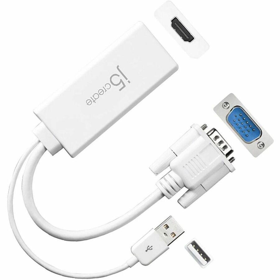 Adaptateur vidéo audio VGA vers HDMI j5create