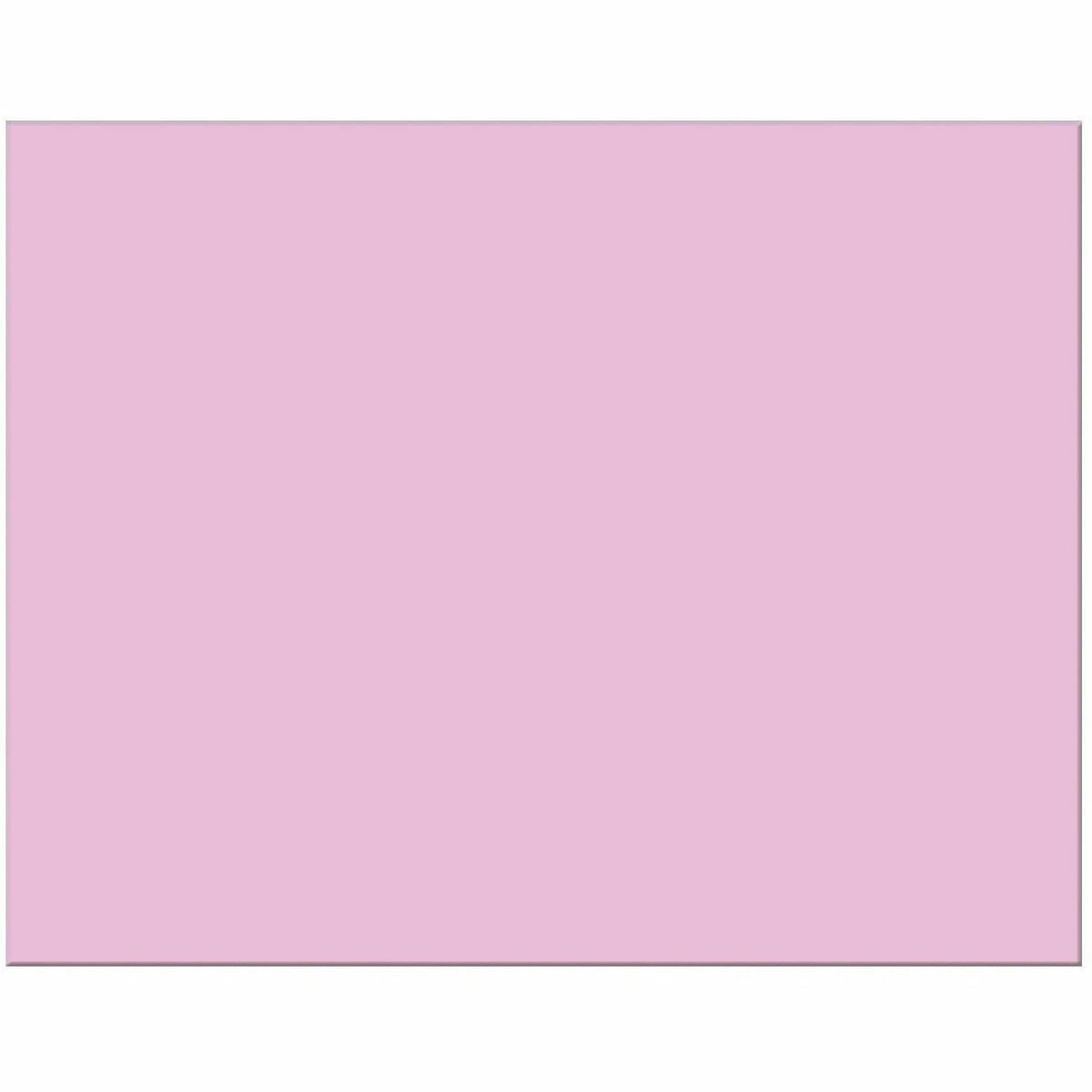 Pacon 4-ply Bristol board, 22 x 28 in, pink