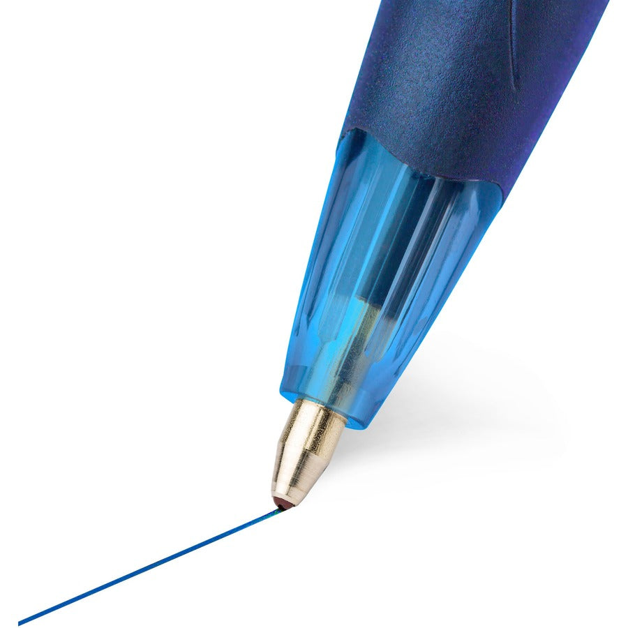 BIC Glide Blue Retractable Ballpoint Pens, Medium Point (1.0 mm), 12-Count Pack, Ultra Smooth Writing Blue Pens
