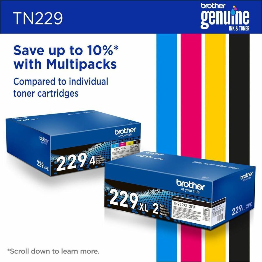 Brother Original Standard Yield Laser Toner Cartridge - Cyan - 1 Each