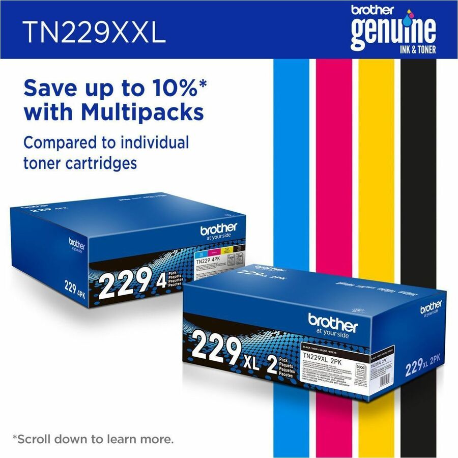 Brother Original Super High Yield Laser Toner Cartridge - Black - 1 Each (Model 2)