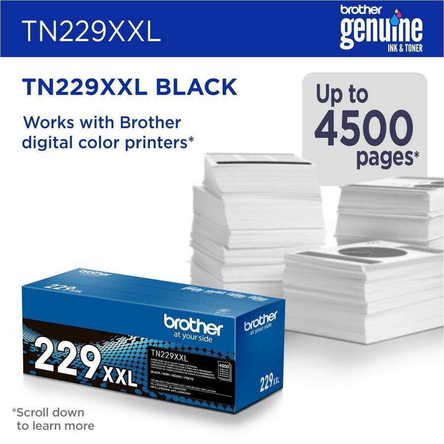 Brother Original Super High Yield Laser Toner Cartridge - Black - 1 Each (Model 2)