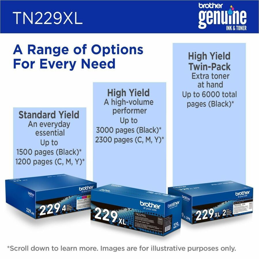 Brother Original High Yield Laser Toner Cartridge - Magenta - 1 Each