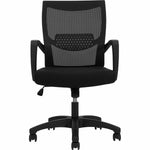 Basics Preto Chair - Black Mesh, Medium Back, Swivel Tilt with Lumbar Support