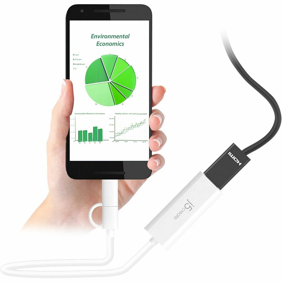 Adaptateur d'affichage j5create Android USB vers HDMI
