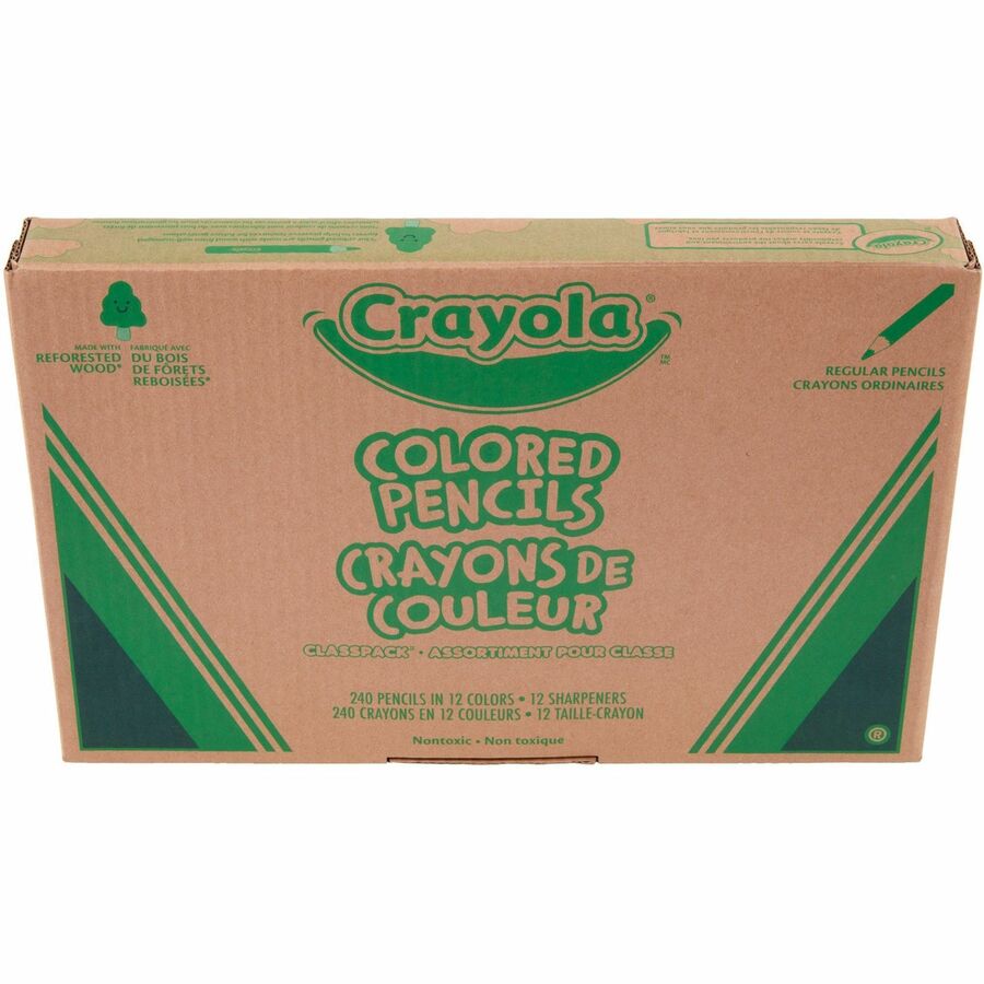 Crayola Classpack Coloured Pencils — Assorted, 240 Count