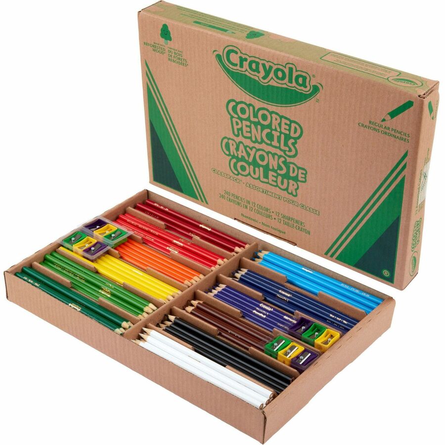 Crayola Classpack Coloured Pencils — Assorted, 240 Count