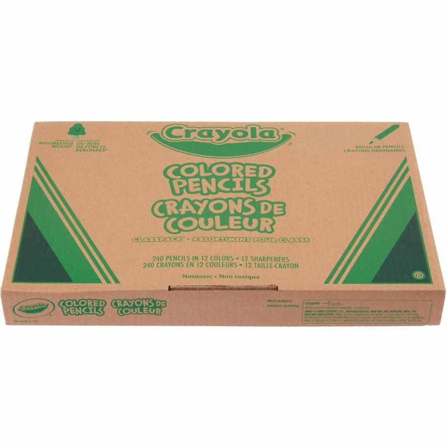 Crayola Classpack Coloured Pencils — Assorted, 240 Count