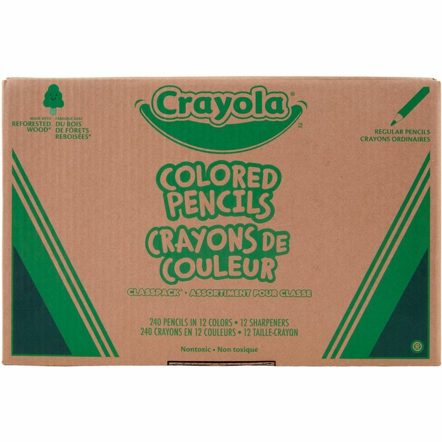 Crayola Classpack Coloured Pencils — Assorted, 240 Count