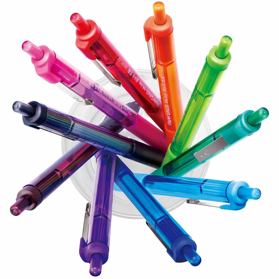 Paper Mate InkJoy 300RT Retractable Ballpoint Pens — Medium 1.0mm, Assorted, 24-Pack