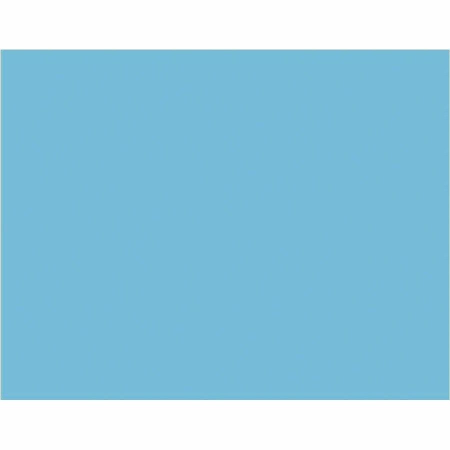 Pacon 4-ply Bristol board, 22 x 28 in, light blue