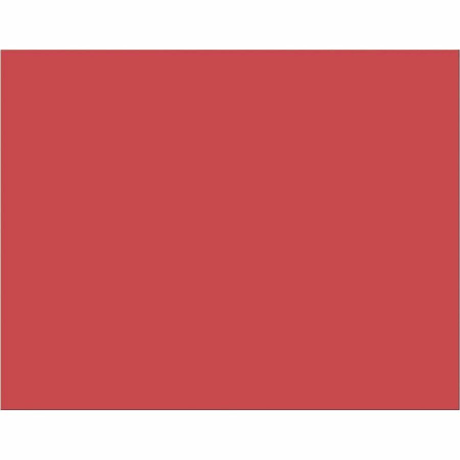 Pacon 4-ply Bristol board, 22 x 28 in, red