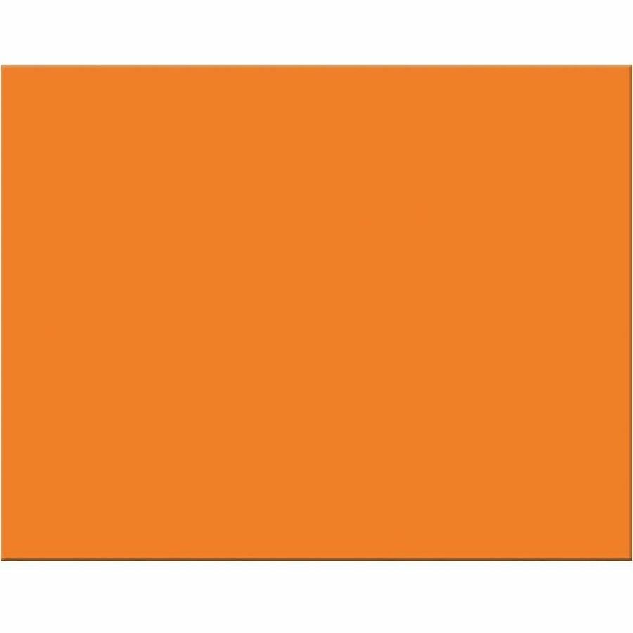 Pacon 4-ply Bristol board, 22 x 28 in, orange