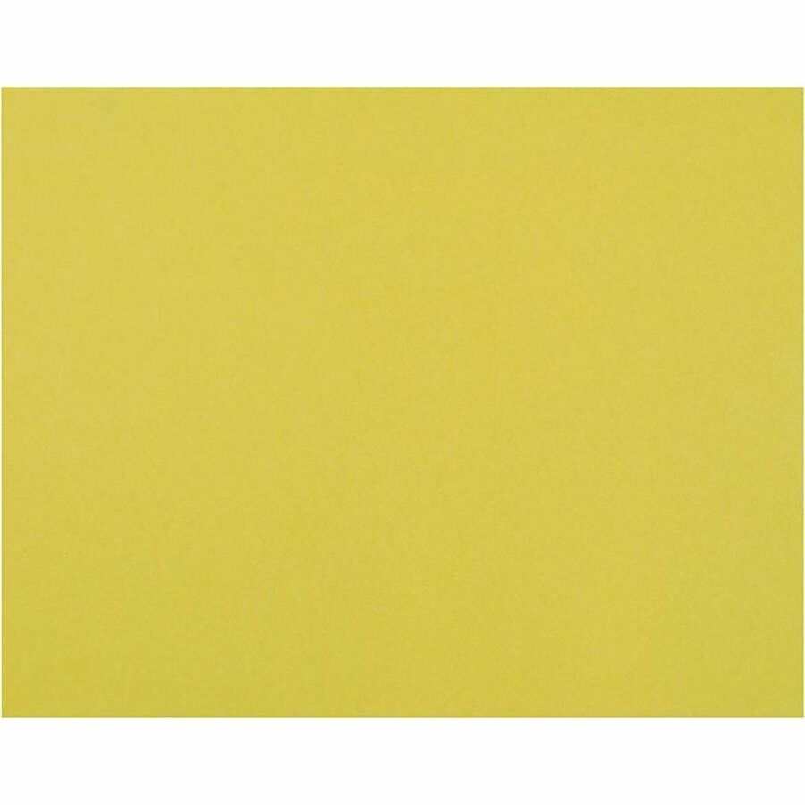 Pacon 4-ply Bristol board, 22 x 28 in, yellow