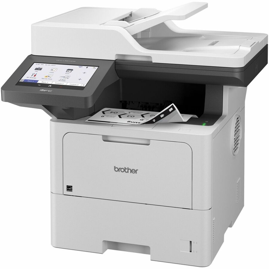 Brother MFC-L6810DW Wireless Laser Multifunction Printer - Monochrome - Gray