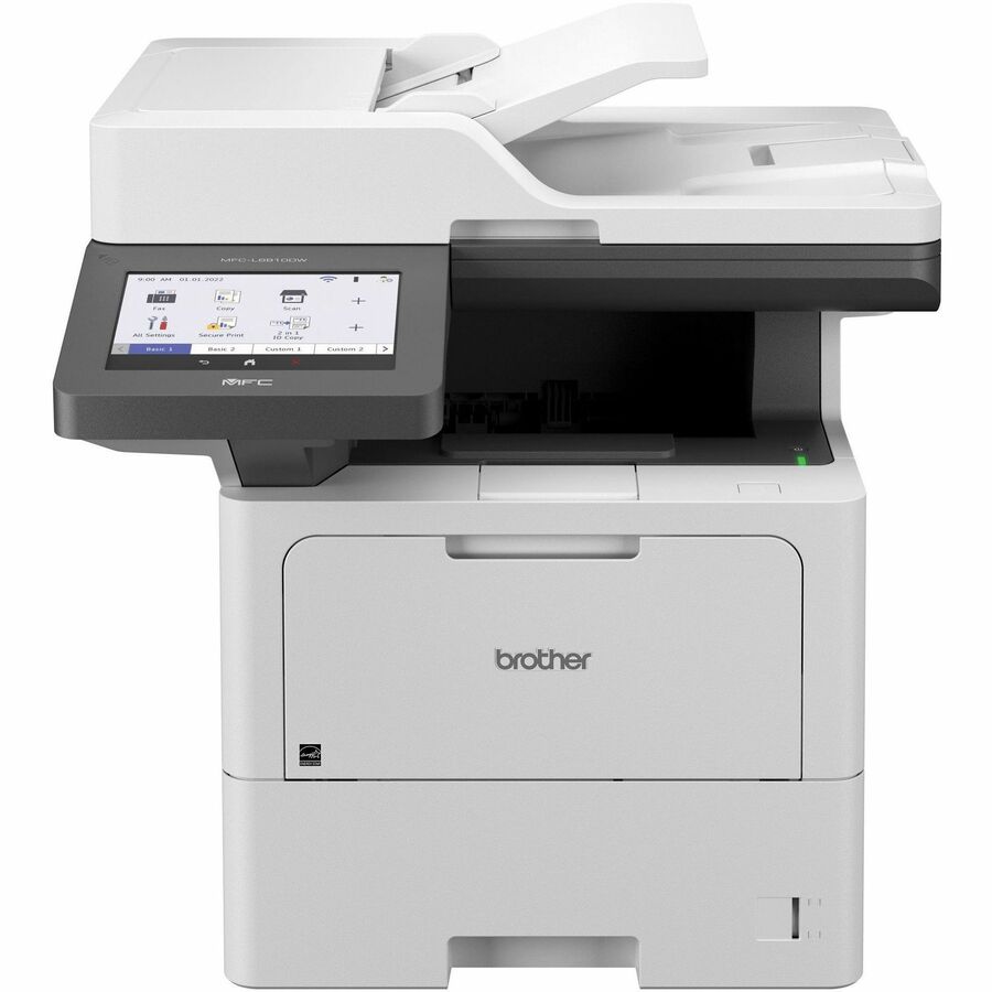 Brother MFC-L6810DW Wireless Laser Multifunction Printer - Monochrome - Gray