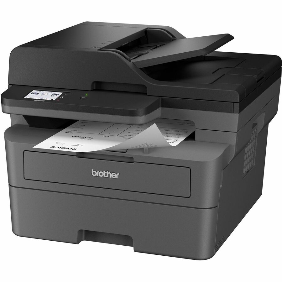 Brother MFC-L2820DW Wireless Laser Multifunction Printer - Monochrome - Gray