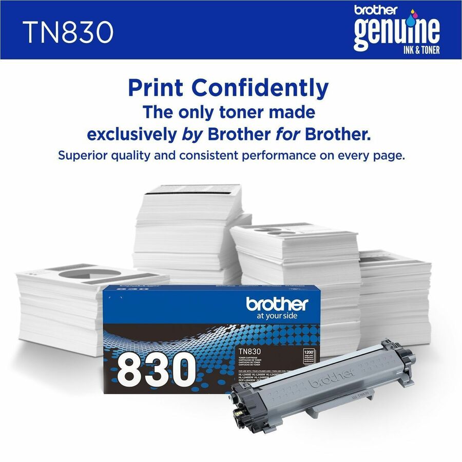 Brother Original Standard Yield Laser Toner Cartridge - Black - 1 Each (Model 3)