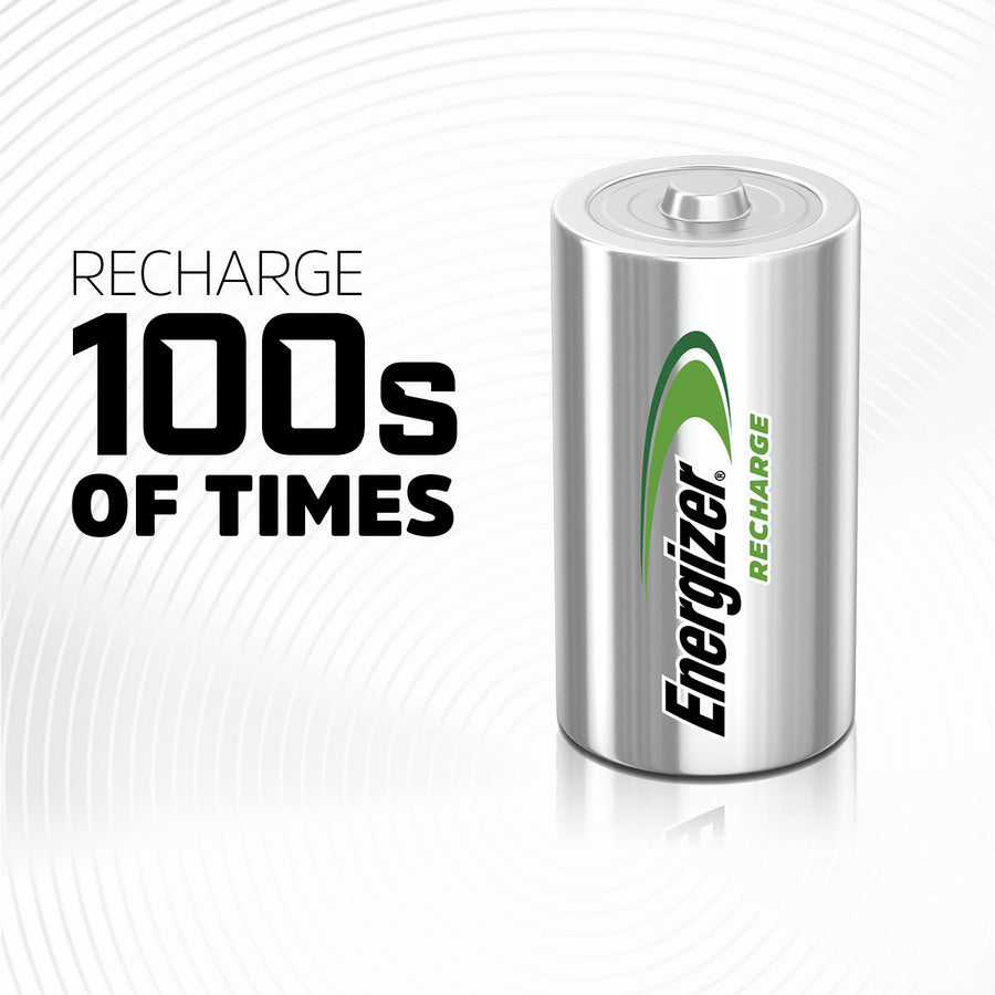 Energizer Recharge Universal Rechargeable C Batteries