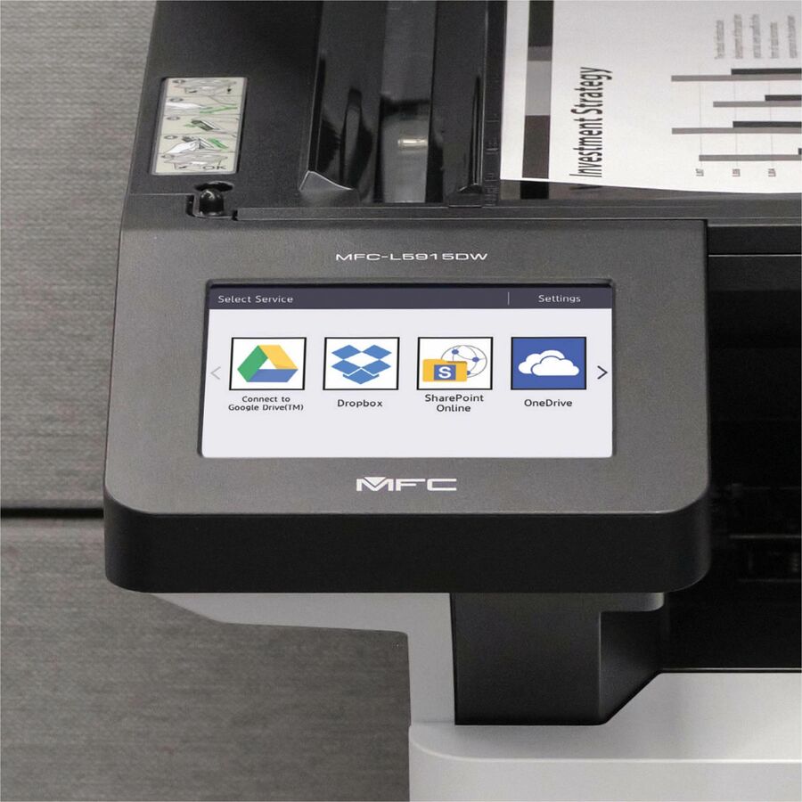 Brother MFCL5915DW Laser Multifunction Printer - Monochrome