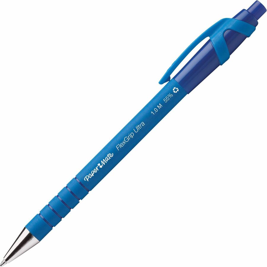 Paper Mate Flexgrip Ultra Retractable Pens - Medium Blue 9510131