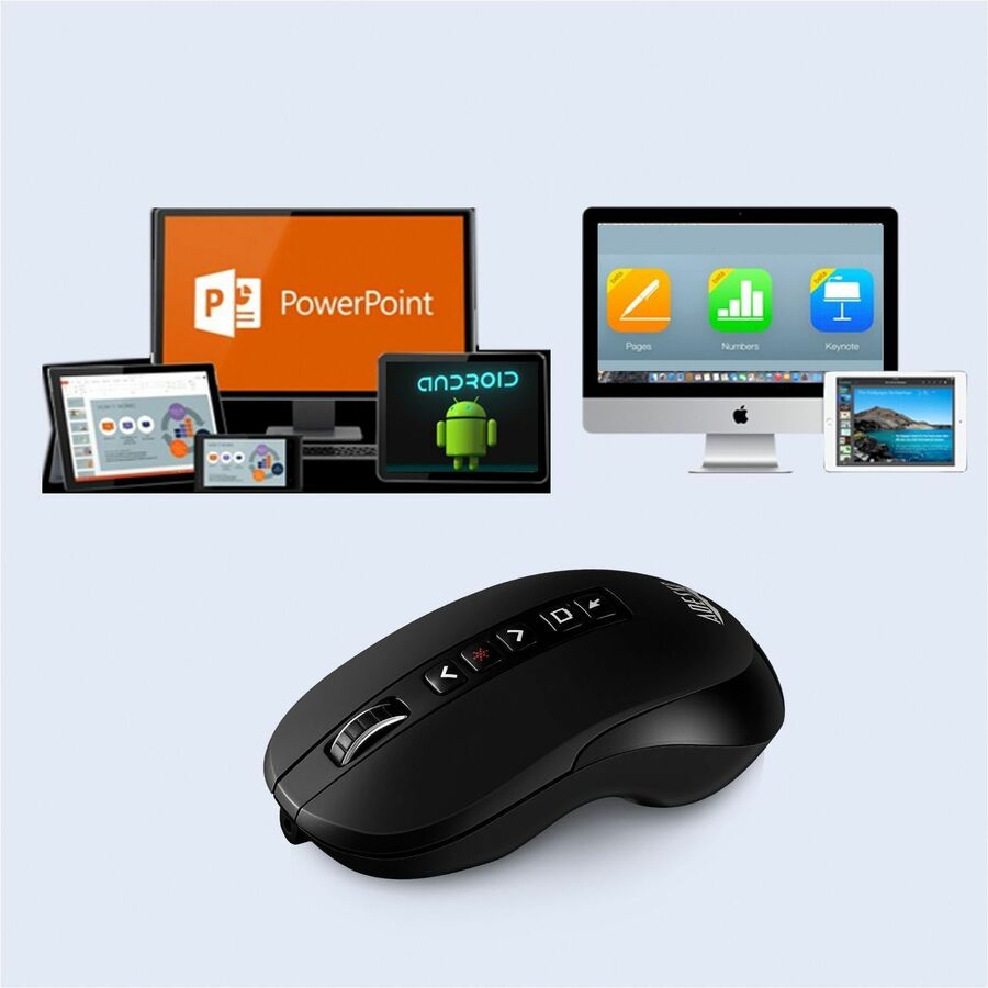 Adesso Air Mouse Wireless Multifunctional Presenter Mouse