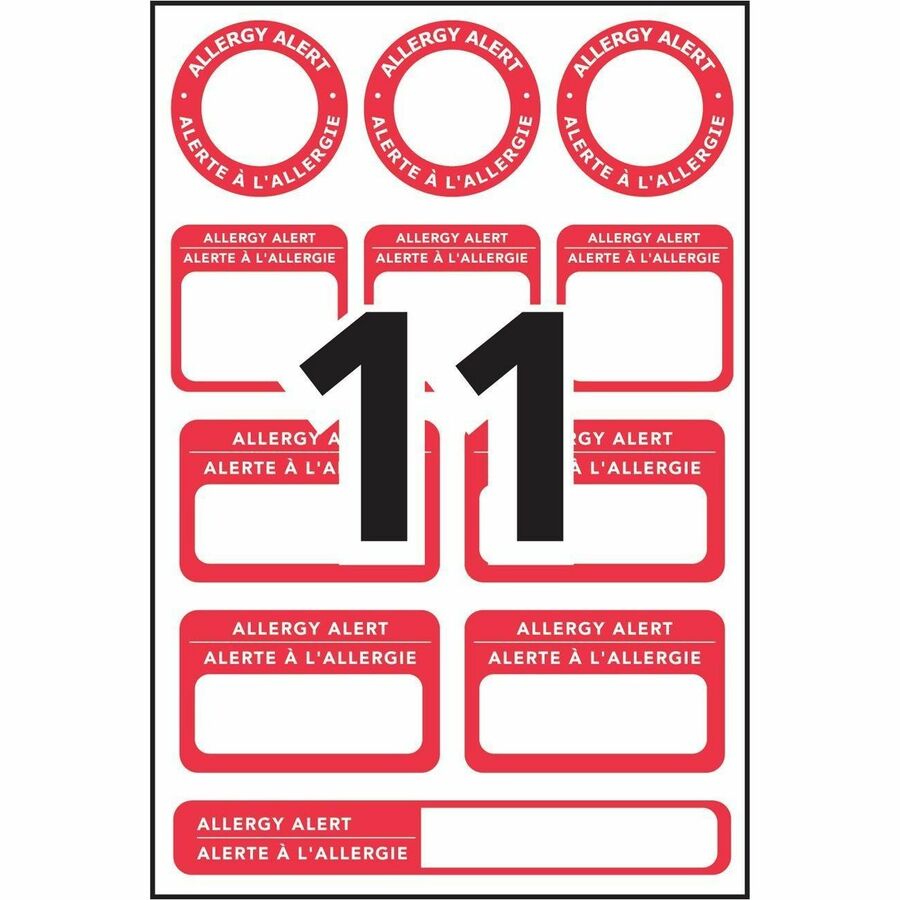 Avery Write-On Allergy Alert Labels
