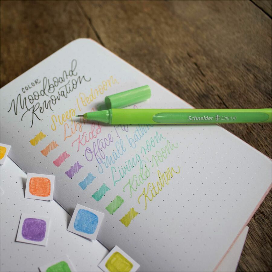 Schneider Line-Up fineliner pens, 0.4 mm needle tip