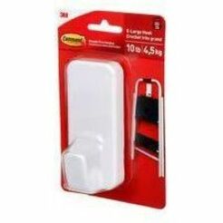 Command X-Large Adhesive Hook 10 lbs White 1/pkg