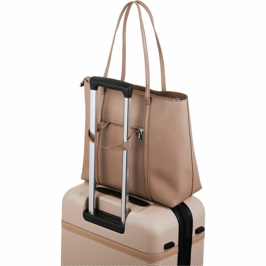 bugatti Pure Carrying Case (Tote) for 14" Notebook, Tablet, Key - Taupe