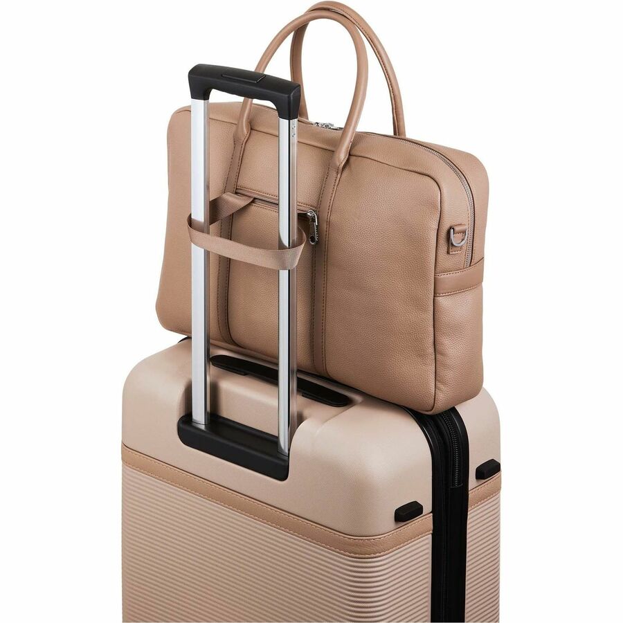 bugatti Pure Carrying Case (Briefcase) for 15.6" Notebook - Taupe