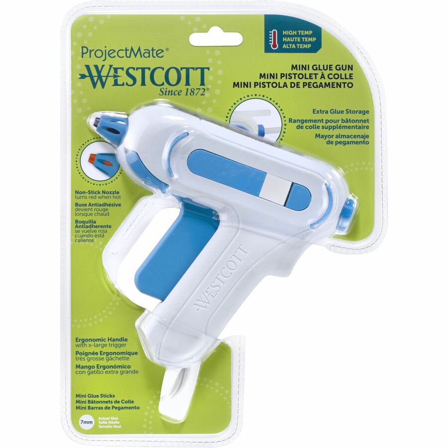 Pistolet à colle manuel Westcott – Bleu