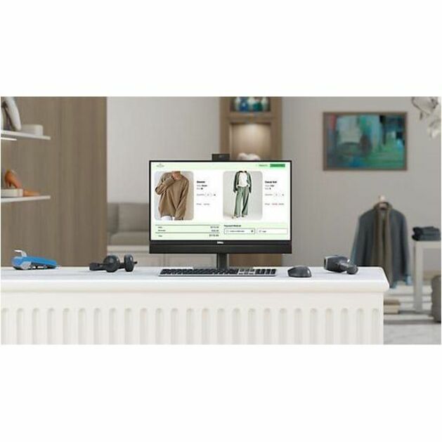 Dell OptiPlex 7000 7420 Plus All-in-One Computer - Intel Core i7 14th Gen i7-14700 - vPro Technology - 16 GB - 512 GB SSD - 23.8" Full HD Touchscreen - Desktop - Silver