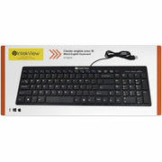 IntekView Wired Slim Keyboard V.2 English - K730EW