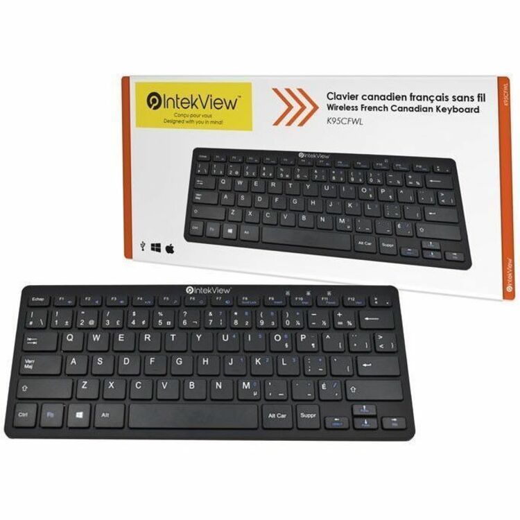 IntekView French Canadian Wireless Keyboard - K95CFWL